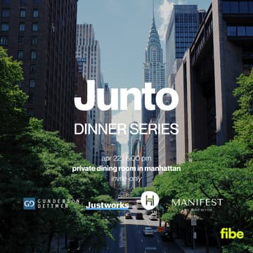 Cover Image for Junto Founder Dinner (Hosted by Andrew & Friends)