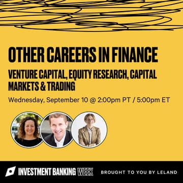 Cover Image for Other Careers in Finance - Venture Capital, Equity Research, Capital Markets & Trading