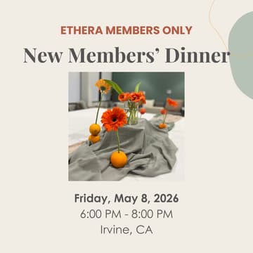 Cover Image for May 2026 New Members' Dinner