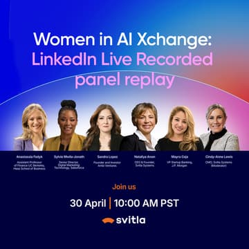 Cover Image for Women in AI Xchange: LinkedIn Live Recorded panel replay