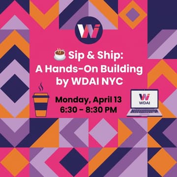 Cover Image for β Sip & Ship: A Hands-On Building Night by WDAI NYC