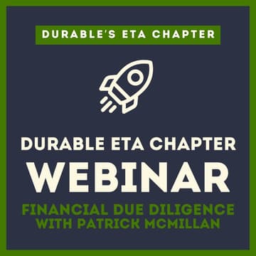 Cover Image for Durable ETA Chapter Session: Webinar with Patrick McMillan