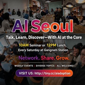 Cover Image for ✨ AI Adoption Talk - Learning & Talking on AI 👥