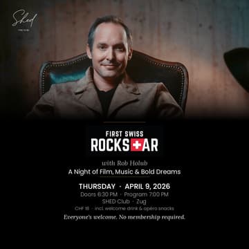 Cover Image for First Swiss Rockstar – A Night of Film, Music & Bold Dreams