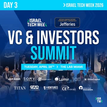 Cover Image for VC & Investors Summit at Israel Tech Week Miami 2026