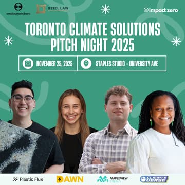 Cover Image for Climate Solutions Pitch Night 2025