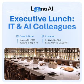 Cover Image for Executive Lunch:IT & AI Colleagues