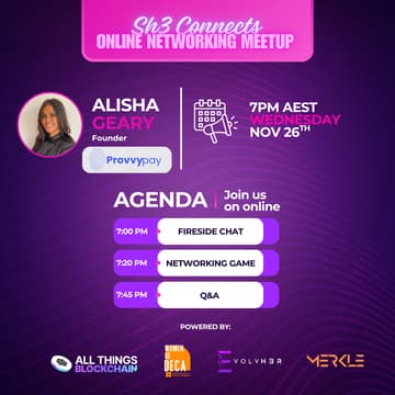 Cover Image for SH3 Connects Networking Online Meetup + Fireside Chat