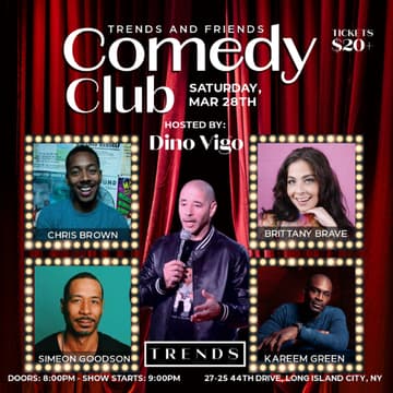 Cover Image for Trends and Friends Comedy Club