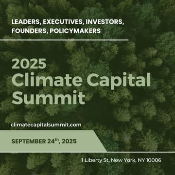 Cover Image for 2025 Climate Capital Summit