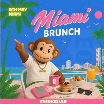 Cover Image for MonkeDAO Members Brunch @ Accelerate Miami