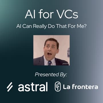 Cover Image for AI for VCs: AI Can Really Do That For Me?