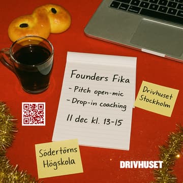 Cover Image for Founders Fika - a monthly meetup for students & aspiring entrepreneurs