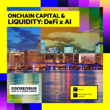 Cover Image for Onchain Capital & Liquidity: DeFi & AI📍 Miami FL, USA | 🗓 May 5 | During Consensus Miami