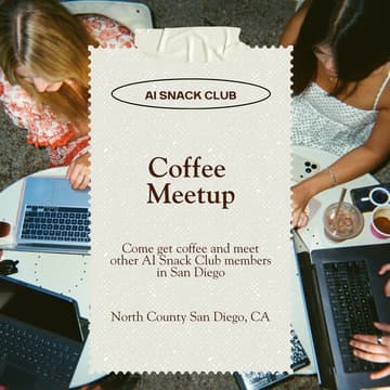 Cover Image for Coffee & Matcha Meetup - San Diego (North County)