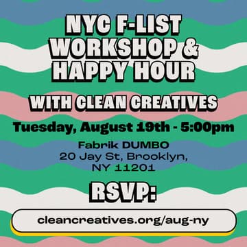 Cover Image for NYC F-List Workshop and Happy Hour