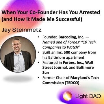 Cover Image for When Your Co-Founder Has You Arrested - and How It Made Me Successful - Light Dao Salon (NYC)