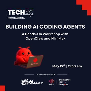 Cover Image for TECHEX: BUILDING AI CODING AGENTS W/ MiniMax