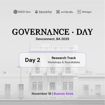 Cover Image for Governance Day Devconnect BA 2025 (Day 2: Research Track)