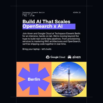 Cover Image for Build AI That Scales: OpenSearch x AI
