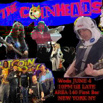 Cover Image for The COINHEADS! Live! Free Show! NYC