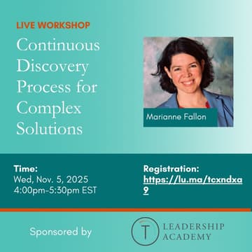 Cover Image for Continuous Discovery Process for Solving Complex Solutions