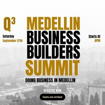 Cover Image for Medellin Business Builders Summit Q3