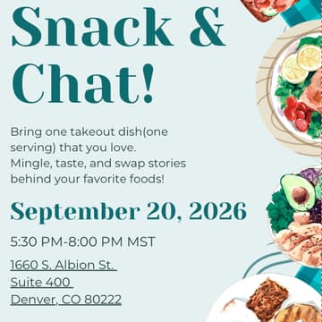 Cover Image for Snack & Chat: A Networking Event for Healthcare Professionals