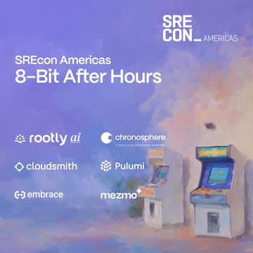 Cover Image for SREcon Americas After-Hours w/ Rootly AI, Mezmo, Cloudsmith, Embrace, Pulumi, Uptime Labs, & Chronosphere, A Palo Alto Networks Company