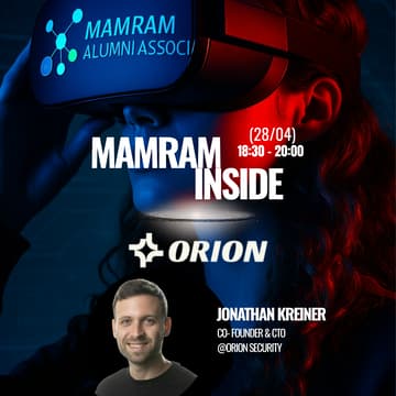 Cover Image for Mamram Inside @ ORION Security with Jonathan Kreiner, CTO