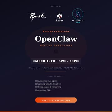 Cover Image for OpenClaw Meetup Barcelona 🇪🇸🦞
