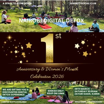 Cover Image for Nairobi Digital Detox Experience - The Disconnect 8HR Offline Event
