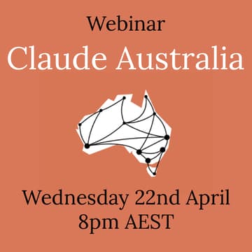 Cover Image for Claude Community Australia | Webinar