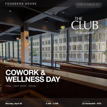 Cover Image for Work & Wellness Day at 22 Vanderbilt