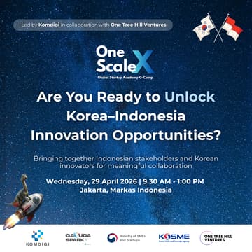 Cover Image for One ScaleX Connect: Indonesia & Korea Startup Innovation 2026