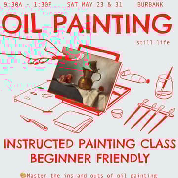 Cover Image for Oil Painting 2 Day Series - Still Life 5/23 & 5/30