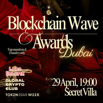 Cover Image for Blockchain Wave Awards: Dubai, Token2049