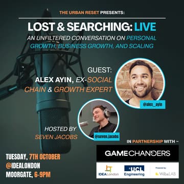Cover Image for LIVE Podcast Recording: Alex Ayin on Lost and Searching @ IDEALondon
