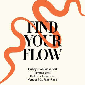 Cover Image for FIND YOUR FLOW: Hobby x Wellness Fest