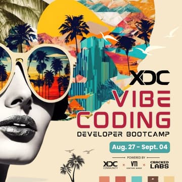 Cover Image for XDC Vibe Coding - Free Bootcamp - Live Kick-off & AMA (Win $500)