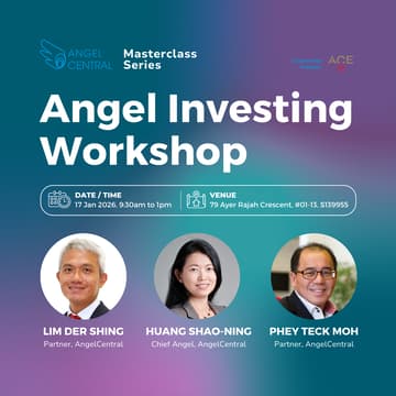 Cover Image for AngelCentral Masterclass Series: Angel Investing Workshop