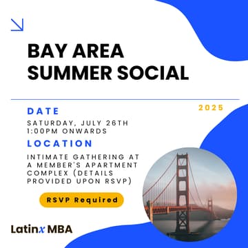 Cover Image for SF Bay Area Summer Social - Latinx MBA Association