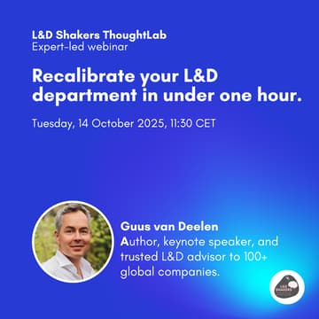 Cover Image for ThoughtLab: Recalibrate your L&D department in under one hour.