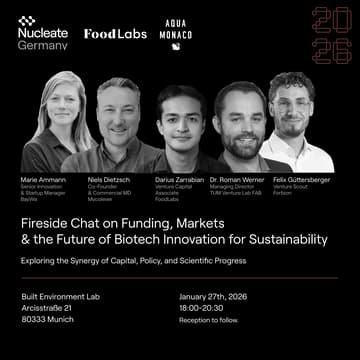 Cover Image for Fireside Chat on Biotech Innovation for Sustainability