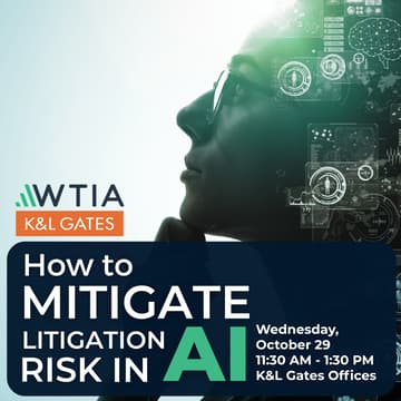 Cover Image for How to Mitigate Litigation Risk in AI (Luncheon)