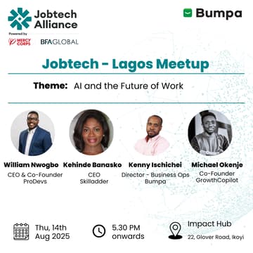 Cover Image for AI and the Future of Work - Jobtech Lagos Mixer