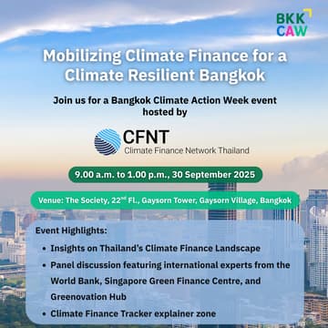 Cover Image for Mobilizing Climate Finance for a Climate Resilient Bangkok