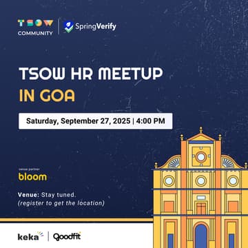 Cover Image for TSOW HR Meetup in Goa
