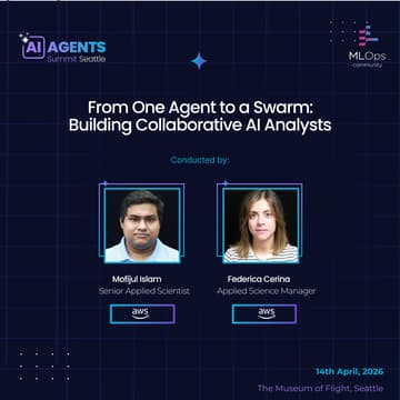 Cover Image for [Hands-on Workshop]From One Agent to a Swarm: Building Collaborative AI Analysts