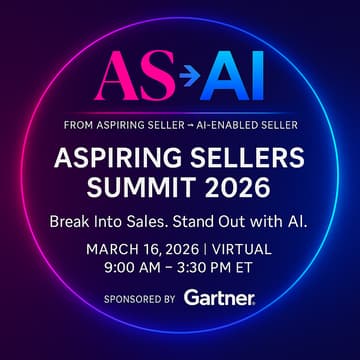 Cover Image for Aspiring Sellers Summit 2026: Break Into Sales. Stand Out With AI.
